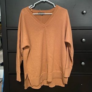 Oversized burnt orange sweater, size medium